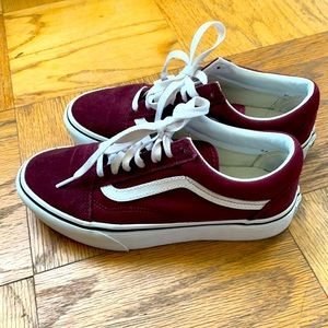 Vans old school platform